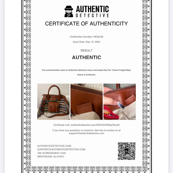 Chloé Edith Medium Cashmere Fringe Tote Bag - Picture 16 of 16